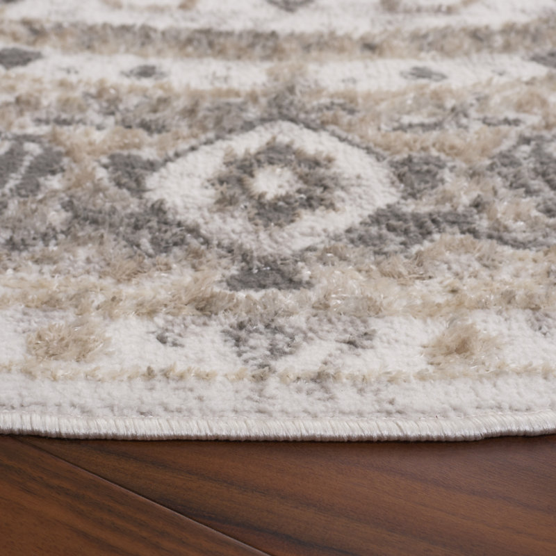 Xyla Performance Oriental Rug, Round 6'7"