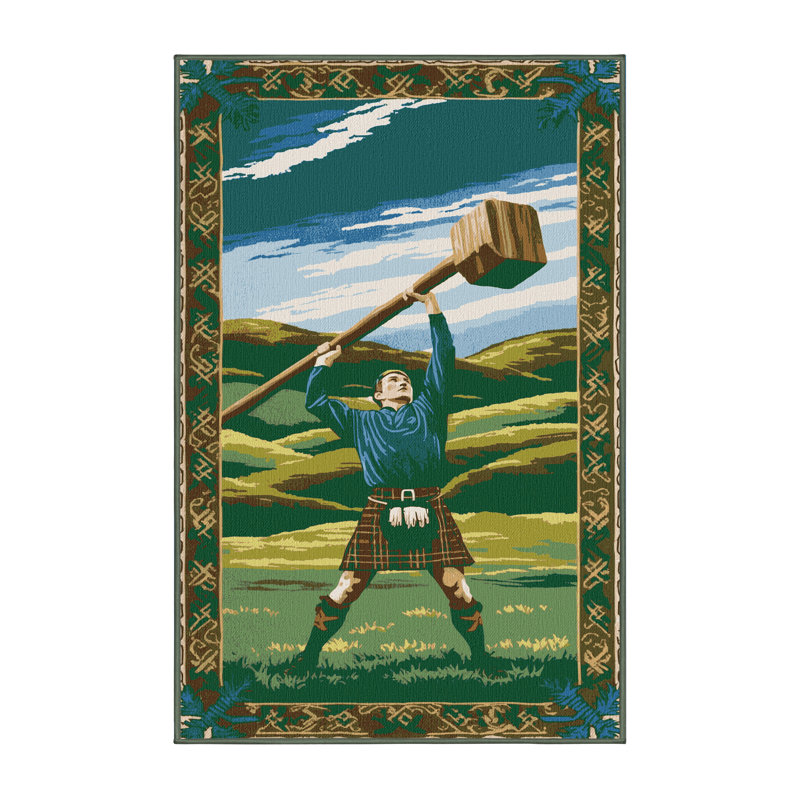  Tapis lavable Caber Toss, Rectangle 4pi x 6 pi