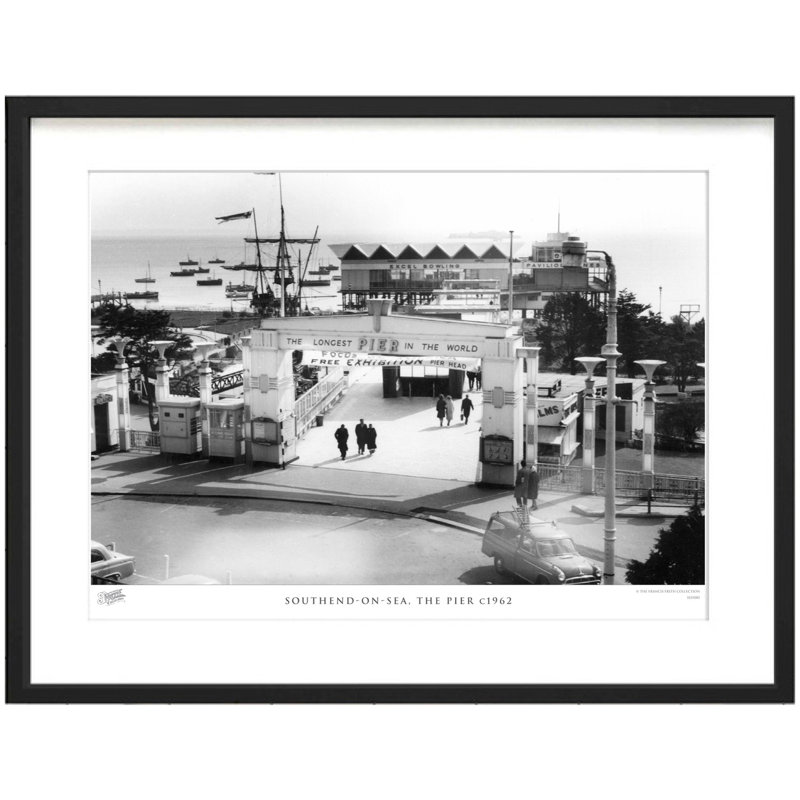 Southend on Sea, the Pier C1962 1 Piece Single Picture Frame Wall Art, 40cm H x 50cm W x 2.3cm D