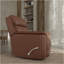 Fauteuil inclinable et oscillant manuel Oslo en pacane