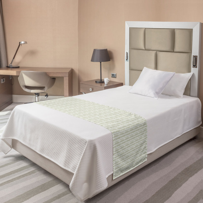 Chemin de lit en polyester , Grand