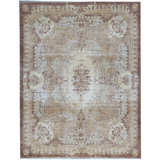 Ziegler Hand-Knotted High-Quality Brown and Beige Area Rug