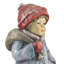 Ensemble de 2 paniers tushkas de Noël avec ours en peluche et chapeau rouge