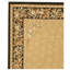 Tapis floral noir / beige en laine noué à la main Floral-78949228