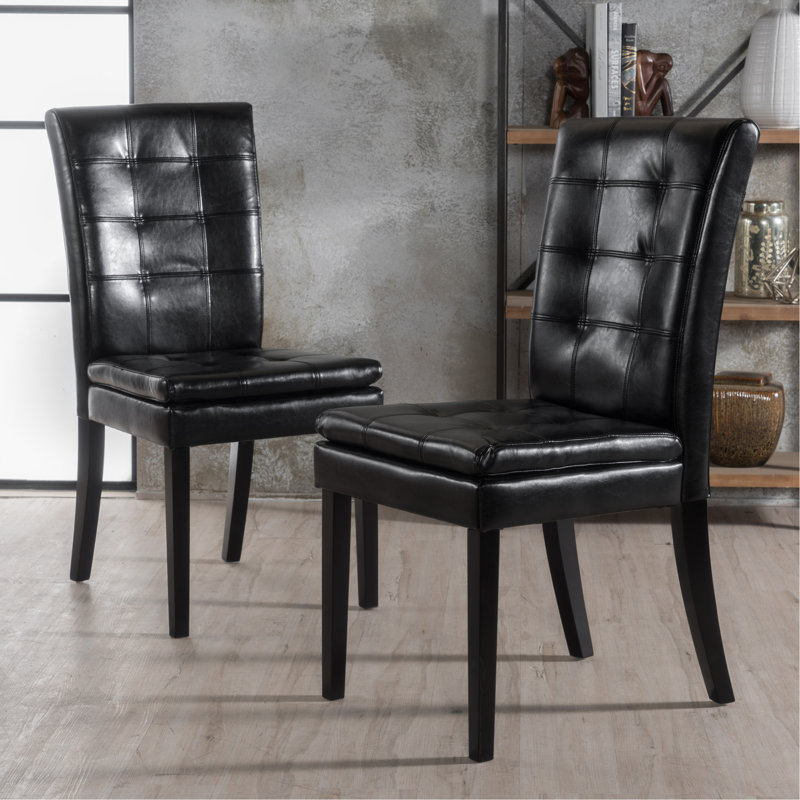 CHAISE DE SALLE À MANGER BADIN KD MP2 (ensemble de 2), Noir