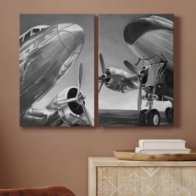 Avion Icon I, toile tendue avec châssis de qualité supérieure - prête à être accrochée