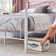 Auxter 38" Metal Platform Bed Frame with Parisian Style Headboard and Footboard, Heavy-duty Slats Support, Under Bed Storage, No Box Spring Needed
