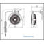Vento 14.3" Wall Mounted Fan In Frame Size 10-50562896
