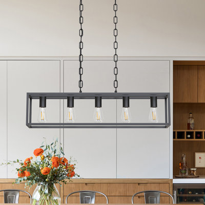 5 - Light Matte Black Pendant