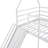 White Twin/Twin Bunk Bed With Slide And - Metal For Bedroom Space House & Slide, Decor-585675814
