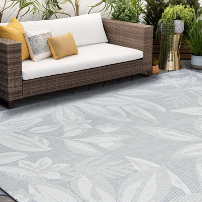 Tapis intérieur / extérieur gris Bagarm