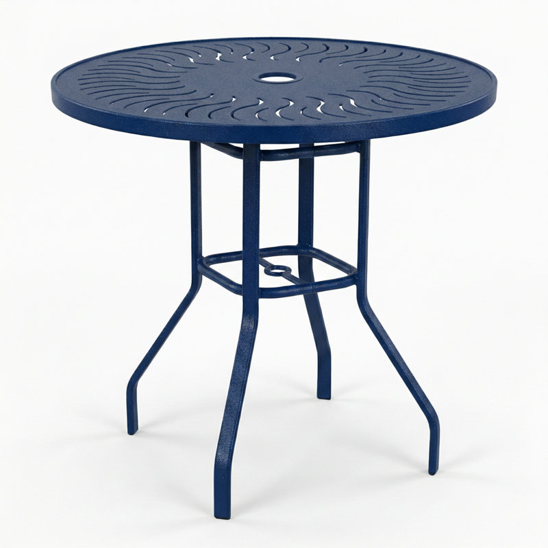 Table de balcon ronde Sacramento, Minuit minuit