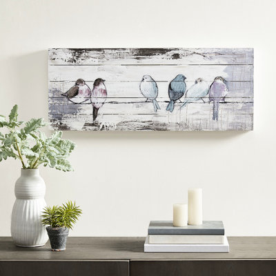 Décoration de panneau de planche de bois rustique peint à la main, gris et blanc, 30 po x 12 po x 1,5 po, style noblesse, art mural pour la maison Summers