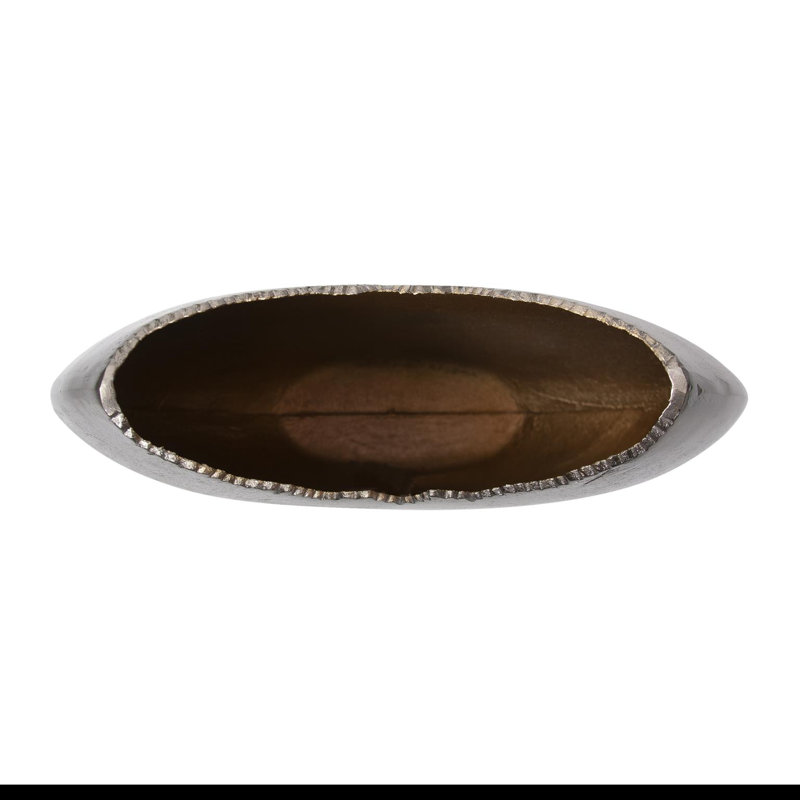 Baniff Jagged Edged Disc Vase- Medium, 13" H x 15.5" W x 5" D