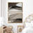 Forme Mid-Century «Minimalist Terrain Brown Abstract Rustic Shapes», 2 pièces-100136314-100136313