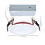 10 Watt LED Fire Rated 4 Inch Direct Wire Slim Fit Step Baffle Downlight Round Shape White Finish CCT Selectable 120 Volts Dimmable
