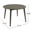 Table de patio en bois gris de 46,23 po-1823575446