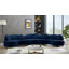 Canapé modulaire en velours Enton-1823679290