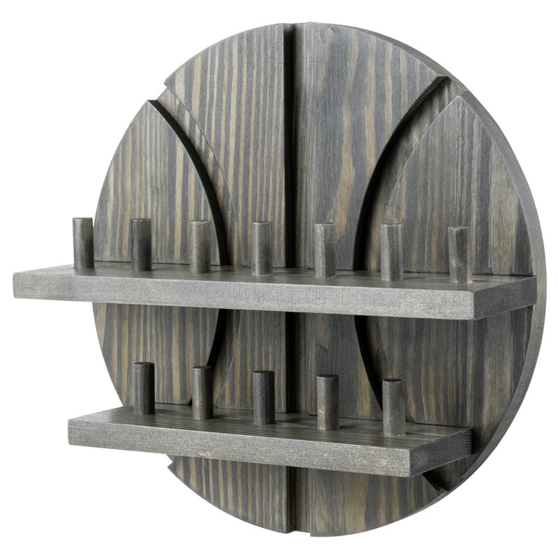 Porte-bijoux mural en bois massif