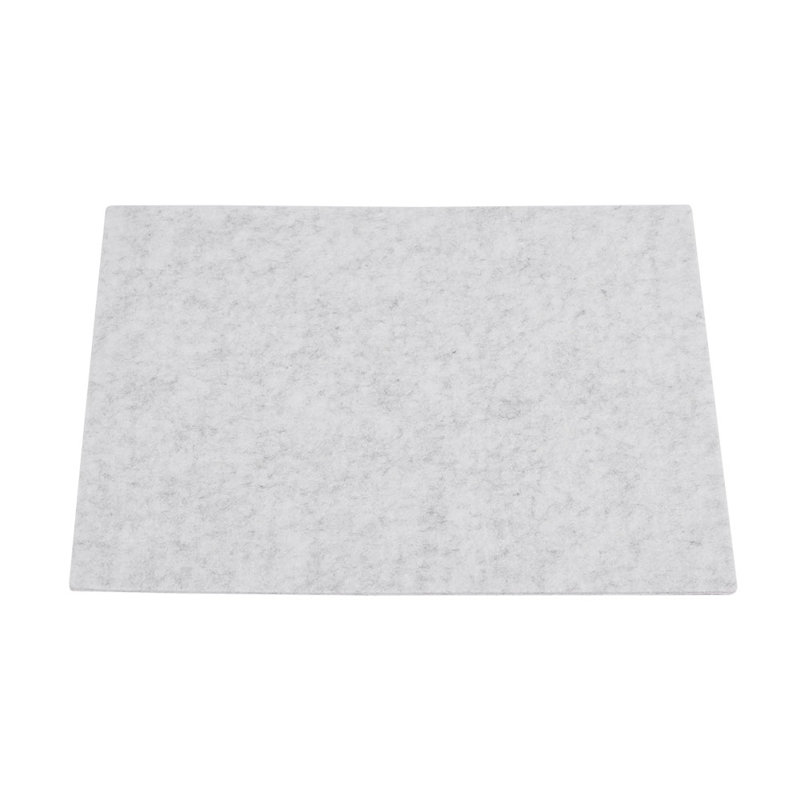Wall sound-absorbing beveled edge felt piece