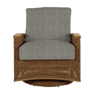 Astoria Woven Swivel Glider - Raffia/Oak