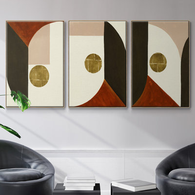 High Notes I, reproduction encadrée sur toile 3 pièces