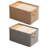 Set Of 24L Universal Size Clothes Storage Basket, Fabric Storage Box With Metal Frame, Clothes & Fabric Orgainzer Bins, Closet Clothes Wardrobe Storage Box, Shelf Storage Box-1434516508