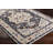 Rectangle Demeko Oriental Machine Woven Polyester/Polypropylene Area Rug in Black-844543826