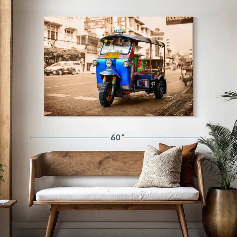 Mehar Tuk Tuk, 34" H x 51" W
