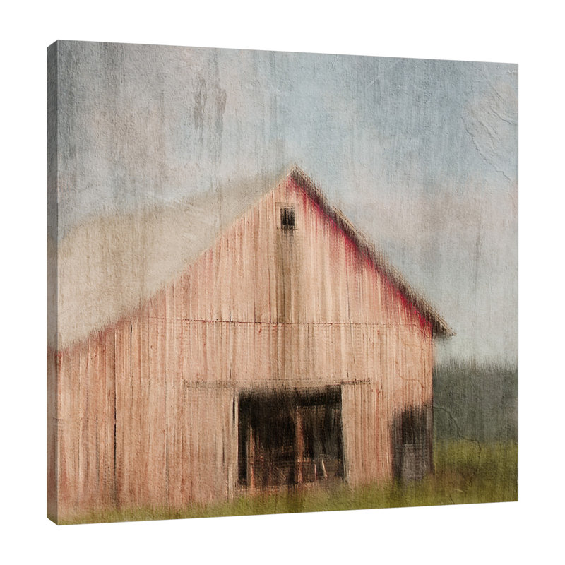 «At The Barn», toile tendue par Kimberly Allen, H 36 po x l 36 po x P 1,5 po