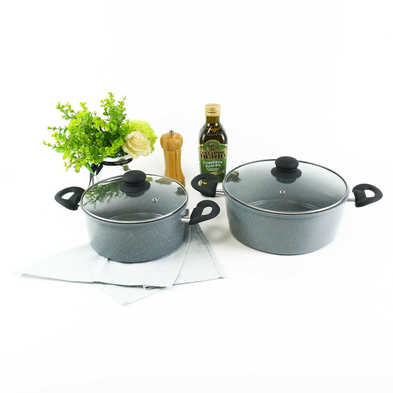Deandre 4 - Piece Non-Stick Carbon Steel Cookware Set