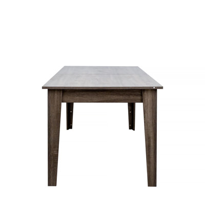Dining Table , 106.3 in  Large Extendable Kitchen Table