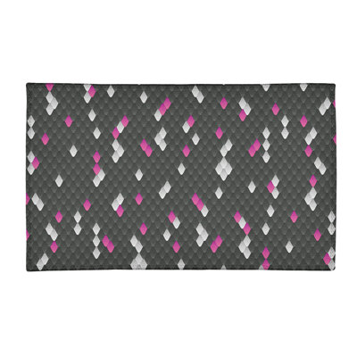 Chenille Geometric Indoor Rug
