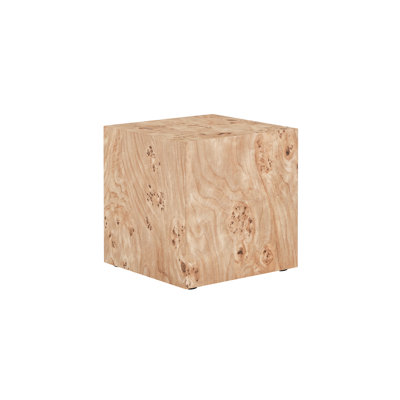15.7" Square x 15.7" x 15.7" Coffee Table with Accent for Living Room