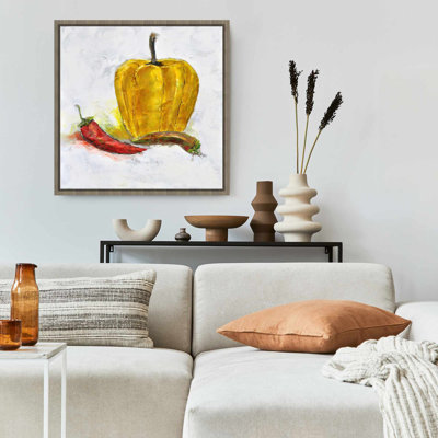 Peppers, toile gastronomique | Art mural contemporain de cuisine