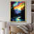 Impression dorée sur toile encadrée