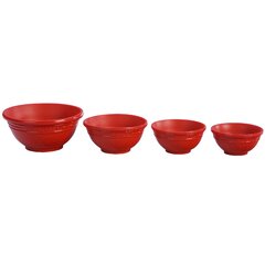 Red Co. Large Clear Glass Mixing Bowl with Ribbed Surface, for Mixing — Red  Co. Goods