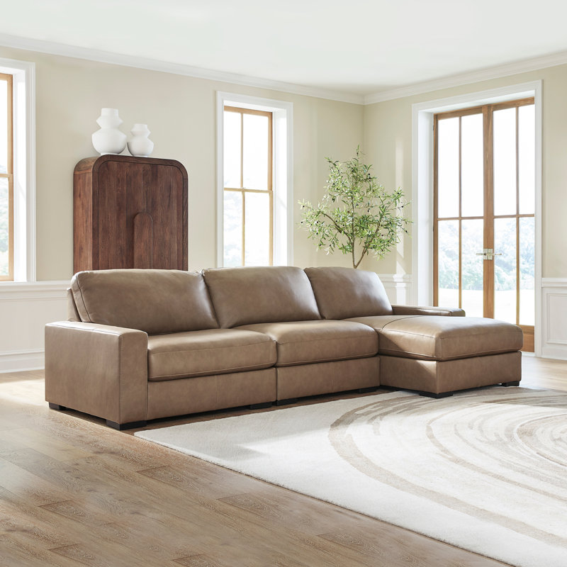 Offutt 3-Piece Sectional With Chaise, Right Hand Facing