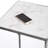 Finch Melrose Berlin Solid Marble Side Table, White