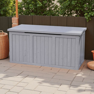 Coffret de rangement en bois pour l'extérieur