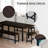 Halence 5-Piece Extendable Dining Table Set for 4-8 People-1682808885