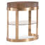 Table de chevet ovale Eleana
