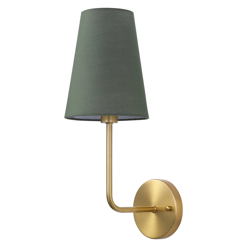 Abbiney 1 - Light Hardwired Dimmable Armed Sconce