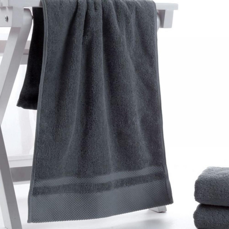 Serviette de bain en microfibre Andes, Bleu marine