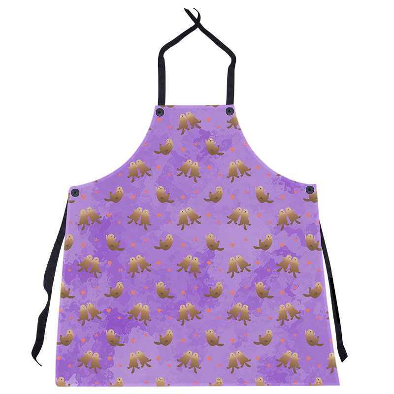 Bib Apron, Purple