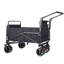 Chariots pliants multifonctionnels 2 en 1, chaise de plage convertible avec roues tout-terrain, capacité de 650 lb