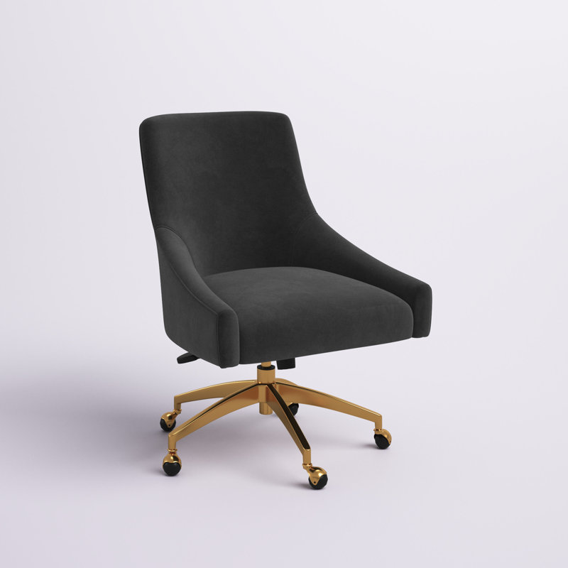 Chaise de travail Crete, Noir