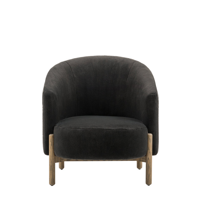 Upholstered Armchair, Blue