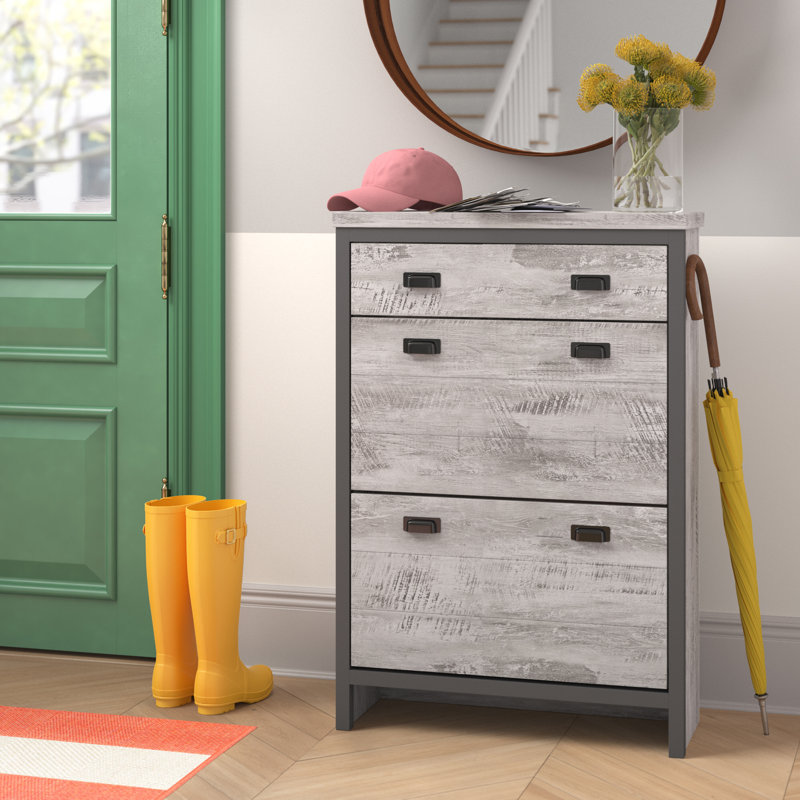 Gilcrease 12 Pair Shoe Storage Cabinet