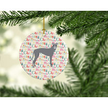 Greyhound Christmas Ornaments  Christmas ornaments, Plastic canvas  patterns, Christmas ornament pattern